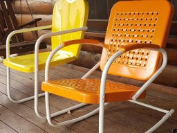 Yellow and Orange chairs